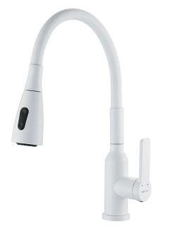 Смеситель для кухни Shevanik S843C-1 белый